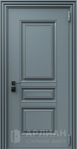 Фото «Дверь входная металлическая в квартиру цвет серый светлый №636»