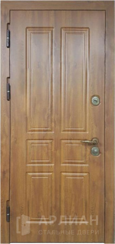 Фото №2 «Входная железная дверь с отделкой МДФ квартирная цвета орех №574»